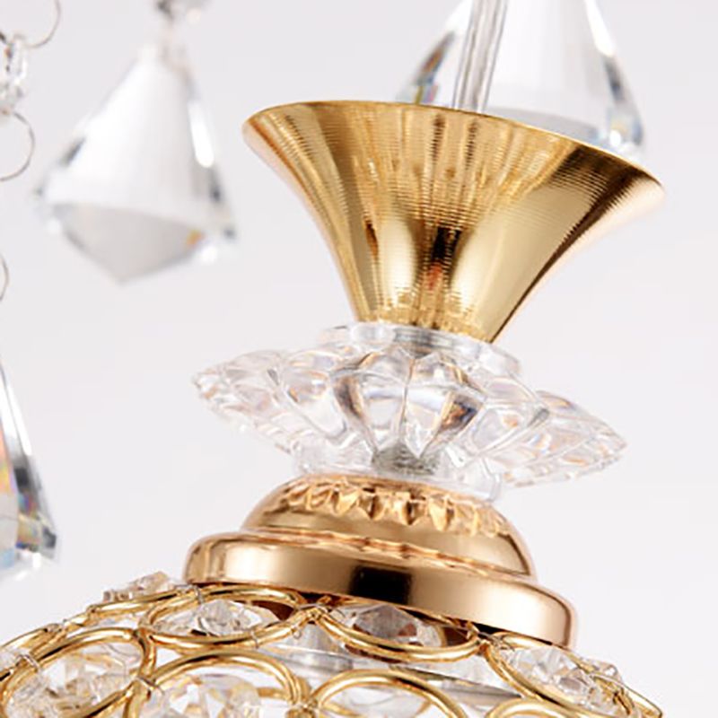 Globe hanglamp lamp armatuur moderne kristallen multi -light hangende lamp voor eetkamer