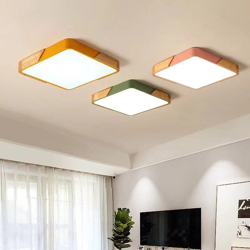 Plafonnier nordique Macaron LED plafonnier encastré pour balcon couloir