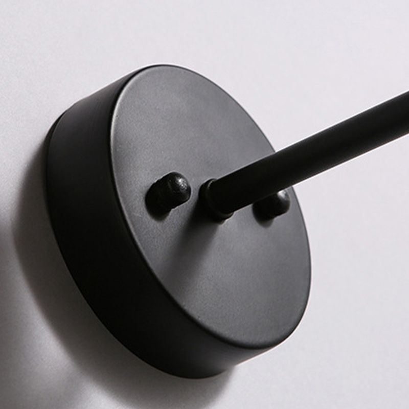 Single Modern White/Black Wall Mounted Sconce Unique Shaded Wall Light for Foyer