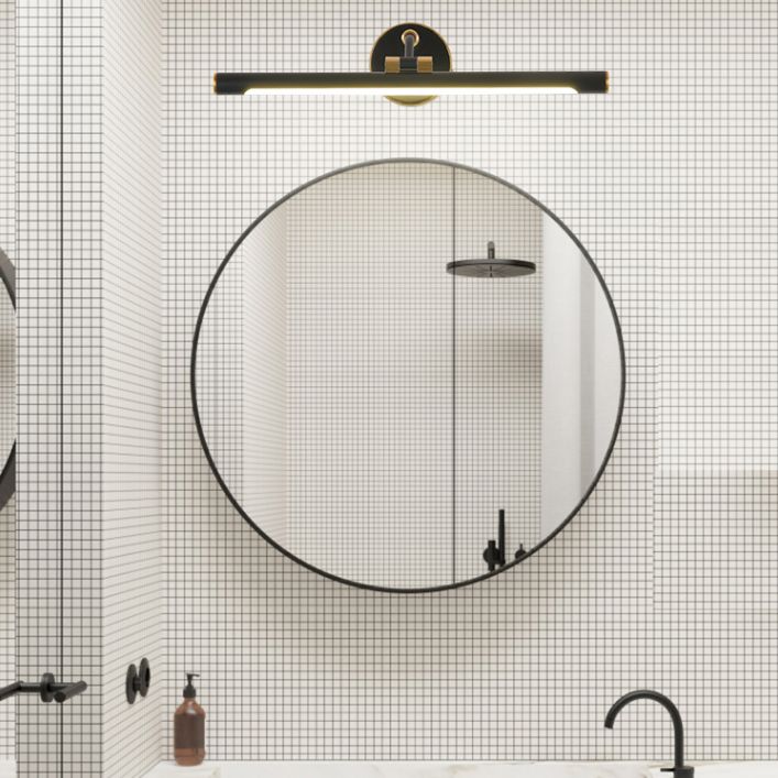 Luce contemporanea a parete a 1 luci a 1 luci a parete a parete lineare montata per il bagno