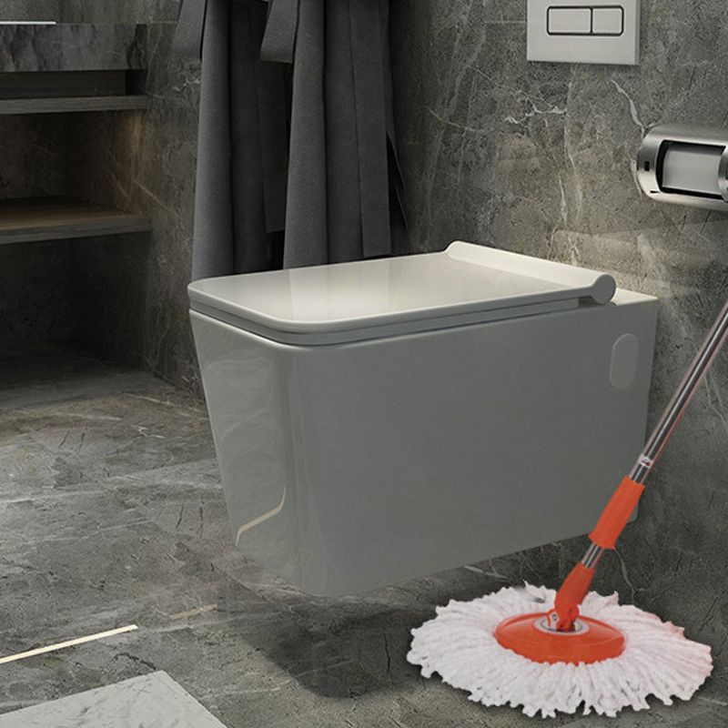 Modern Wall Hung Toilet One-Piece Urine Toilet with Seat for Washroom