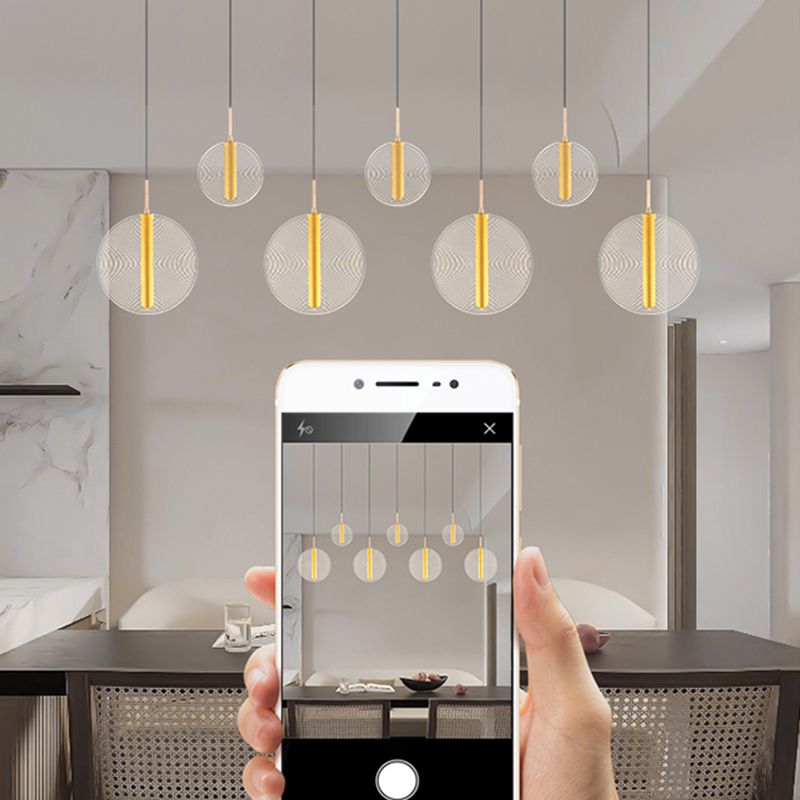 Unique Shape Island Lights Modern Style Metal Pendant Light Fixtures