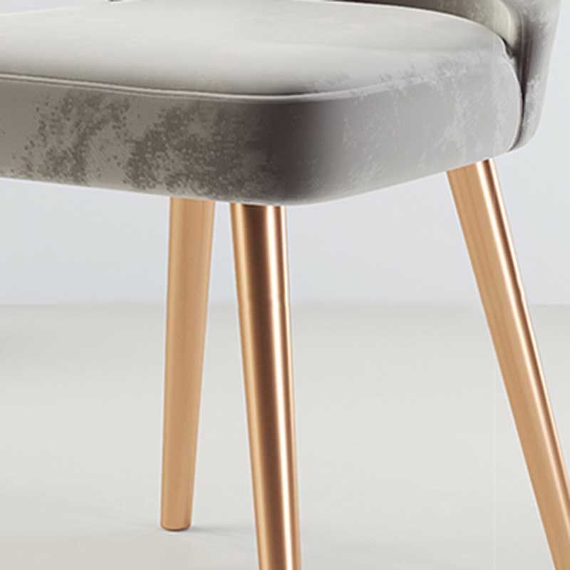 Chaise moderne d'intérieur et d'extérieur, chaise de salle à manger en métal, sans accoudoirs, pour cuisine