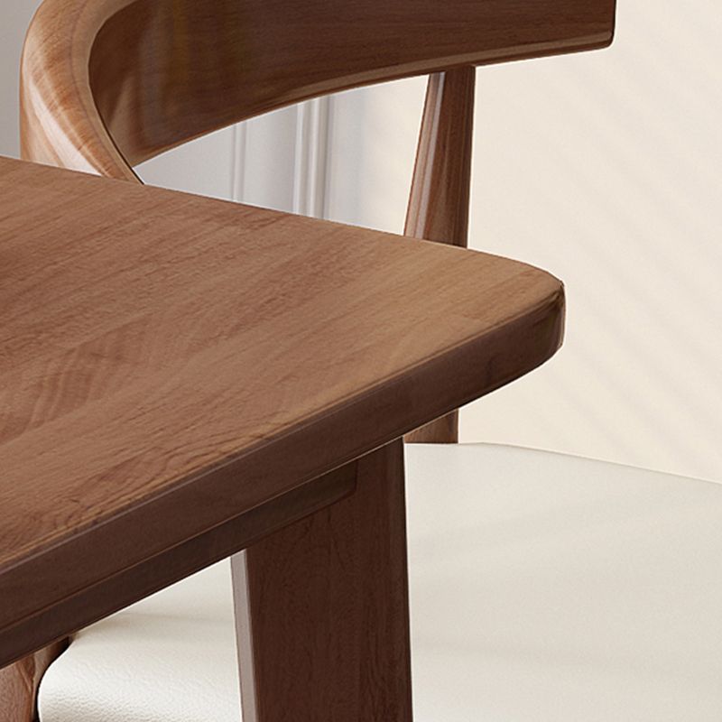 23.6"x23.6"x41.3" Rubberwood Solid Wood Bar Table for Kitchen Dining Room