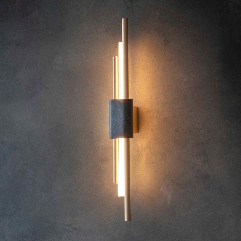 Creative Marble Wall Light Fixture Modern Style Wall Sconce Light