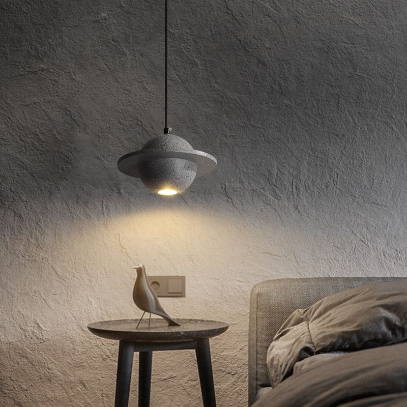 Bar de plafond suspendu de ciment moderne