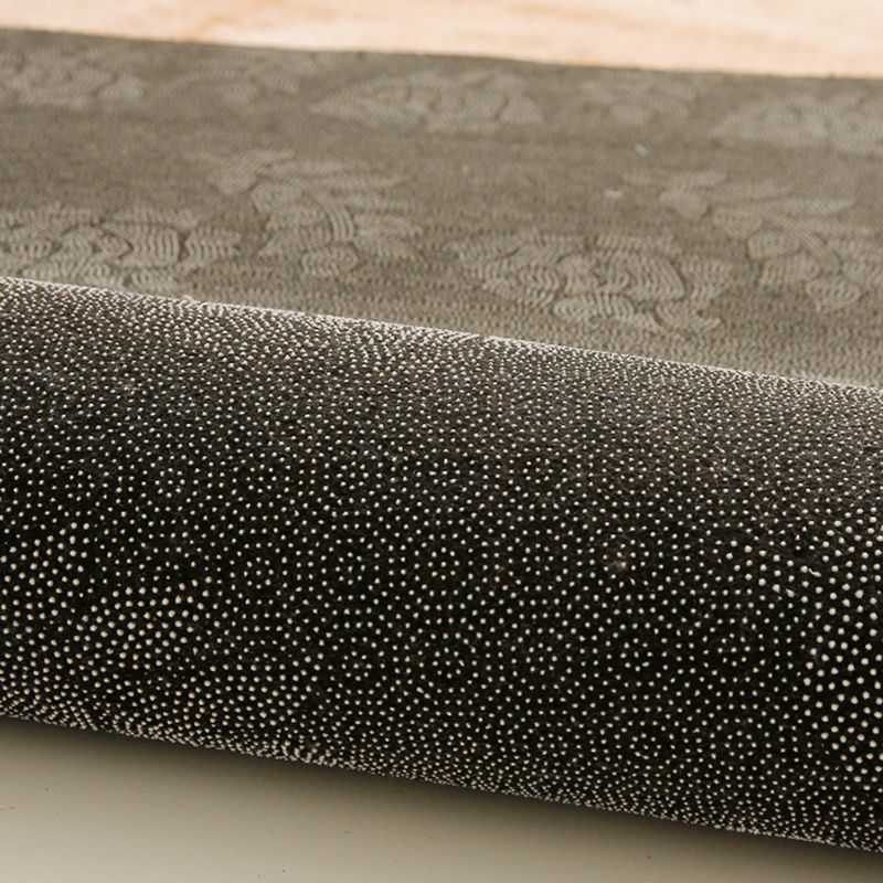 Aprikose, moderner Teppich, Farbblock-Polyester-Teppich, pflegeleichter, waschbarer Teppich für die Inneneinrichtung