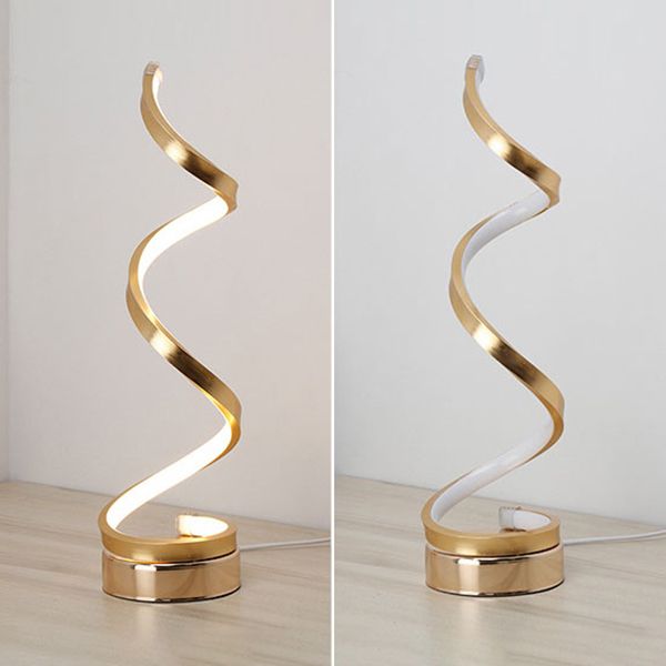 Eenvoudstijl tafel licht metalen slaapkamer led nachttafel lamp