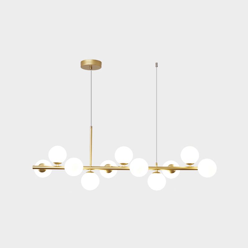 Luz de colgante de cabezal múltiple de estilo de isla de estilo simple moderno para sala de estar para sala de estar