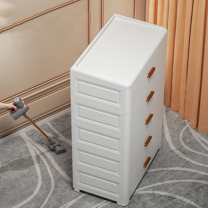 Plastic Non-Hanging Armoire Contemporary Bedroom Storage Cabinet