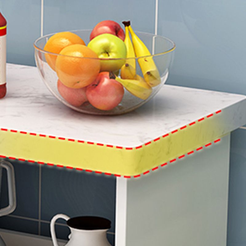 Modern Style Kitchen Island Table Double Sided Cabinet Kitchen Island
