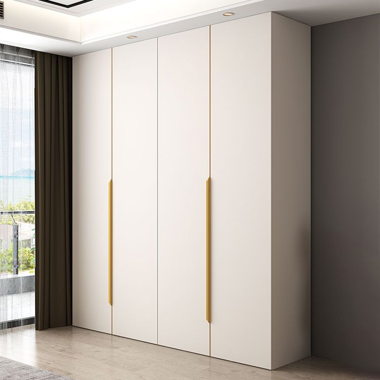 Contemporary Style Wardrobe Armoire Engineered Wood Wardrobe for Home