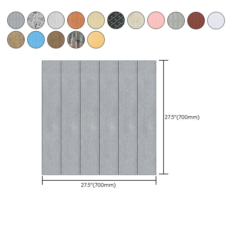 Wood Effect Interior Wall Paneling Peel and Stick 3D Embossed Wall Paneling