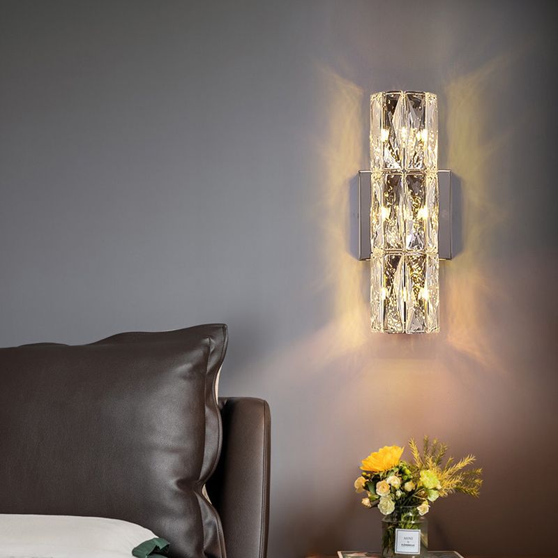 Postmodern Style Wall Light Crystal Wall Sconce Light for Living Room