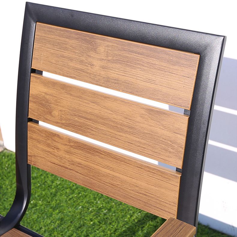 Modern Style 1/4/5/7/9 Pieces Metal Dining Set Reclaimed Wood Table Set for Outdoor