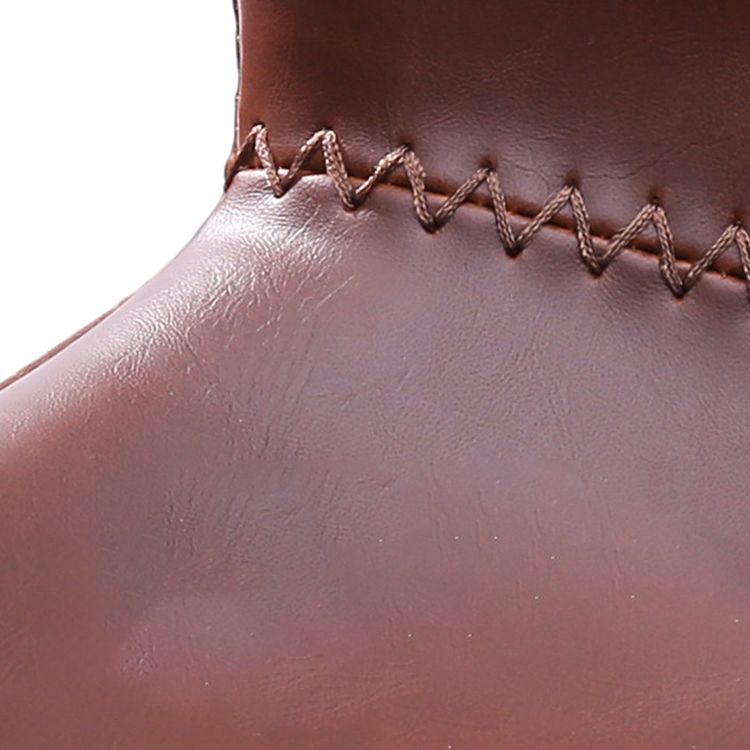 Modern Style Bar Stool Leather Backrest Counter Stool for Home