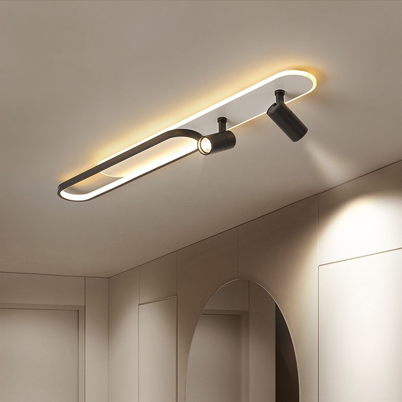 Ultra-dunne Lineaire Flush Mount Metal LED New Modern Flush Ceiling Light voor de Hallway