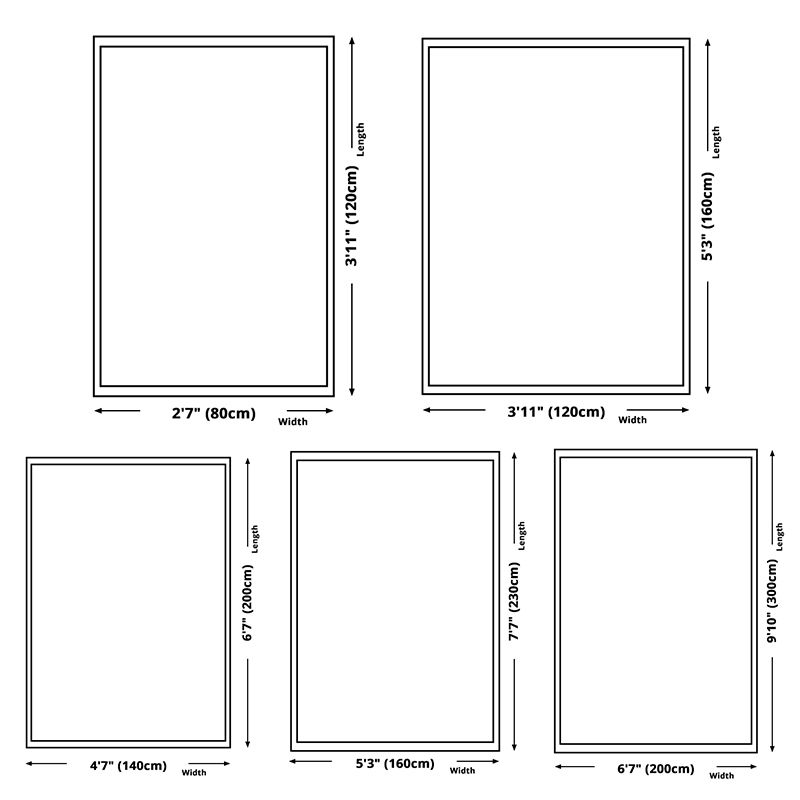 Trendy Floral Design Rug Modern Comfort Carpet Polyester Non-Slip Backing Rug for Home Decor