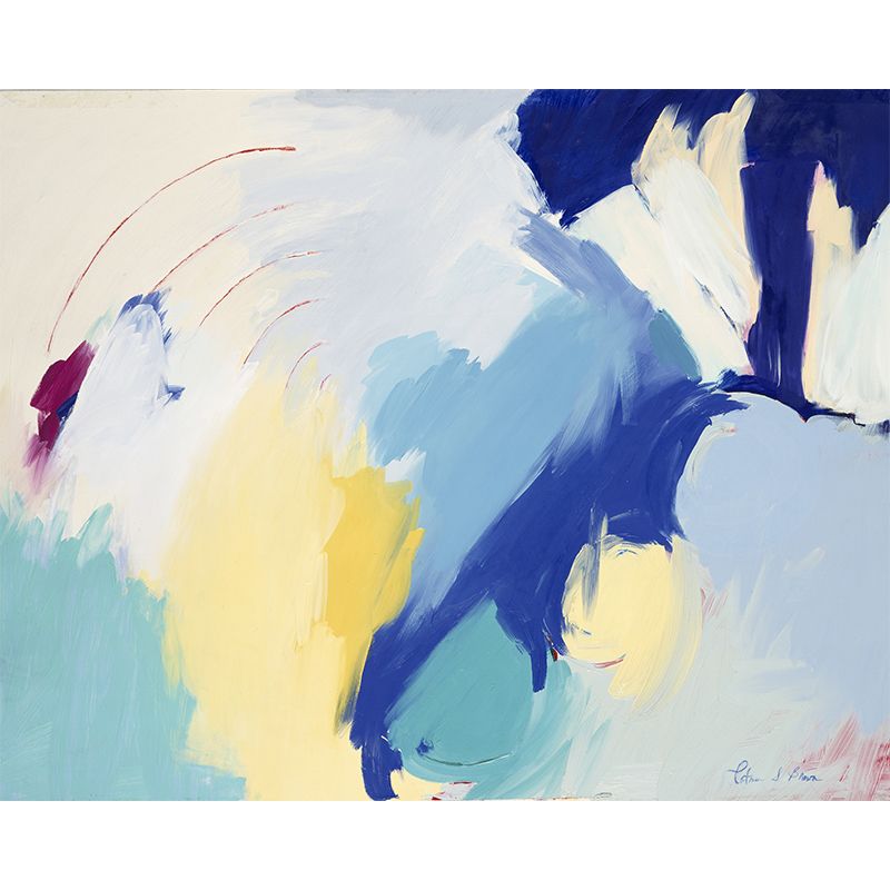 Painting Print Abstract Mural Wallpaper Large Wall Art for Room, Custom Size Available