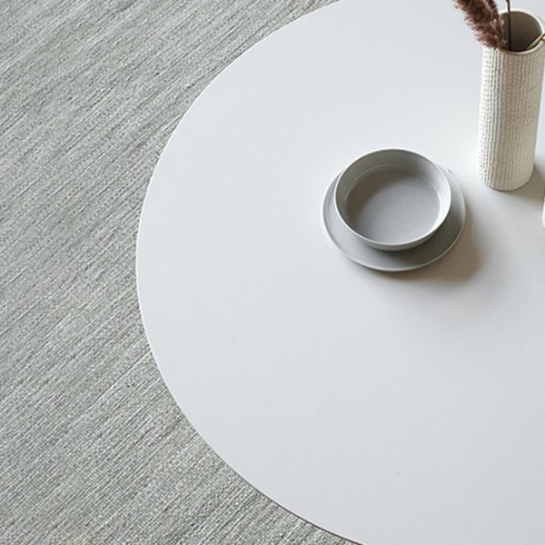 Metal Modern Round Dining Table Sintered Stone Table for Dining Room