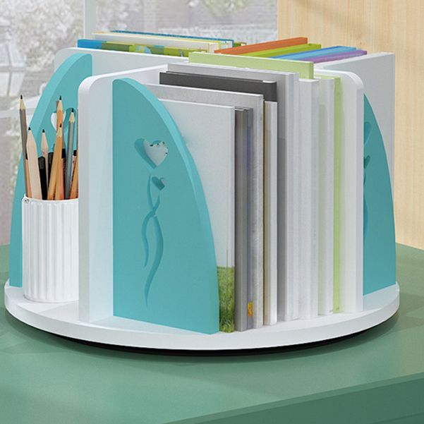 Engineered Wood Shelf Bookcase Contemporary Bookshelf for Office