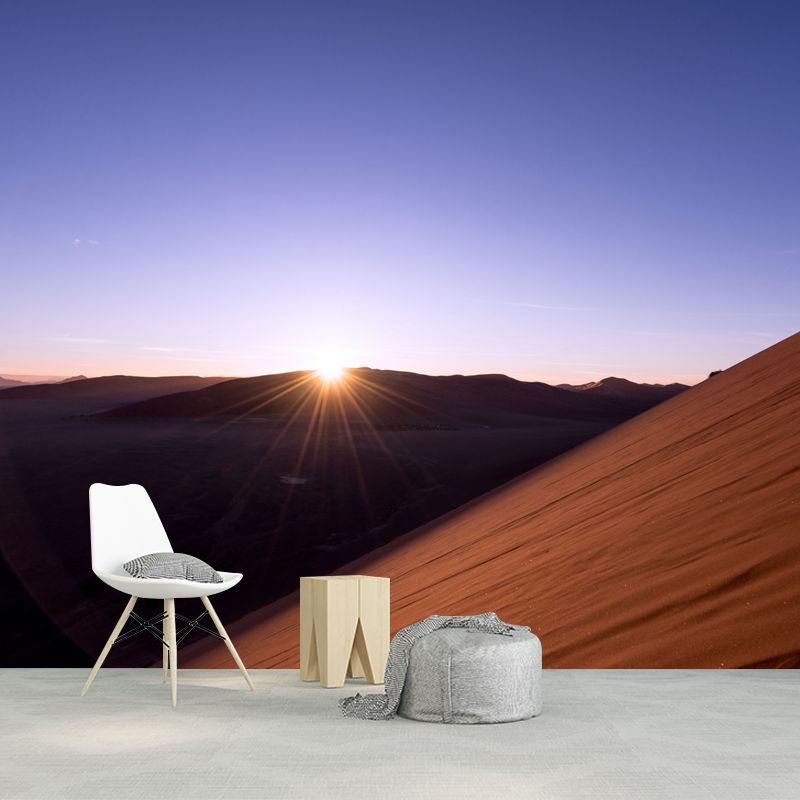 Arid Desert Landscape Mural for Living Room Decoration, Made to Measure