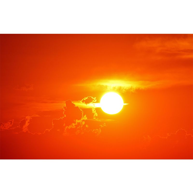 Eco-friendly Horizontal Photography Sky Mural Wallpaper for Home