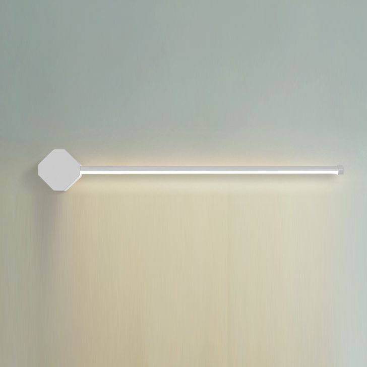 1-Light Linear Wall Sconce Modern Style Metal Sconce Lamp for Shower Room