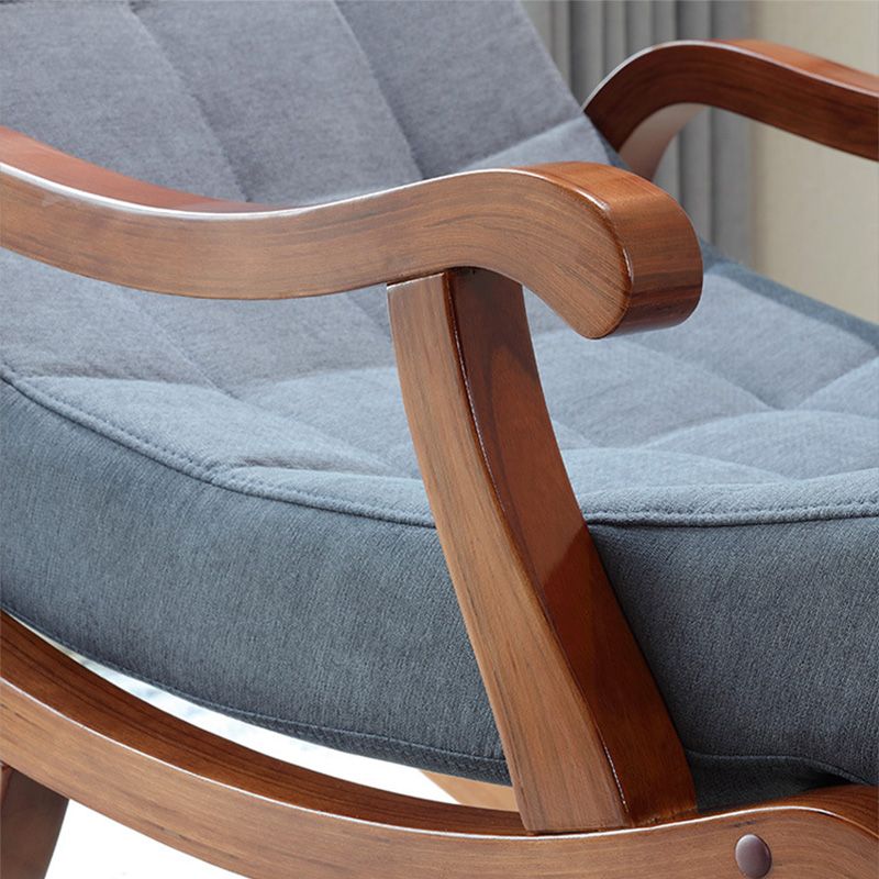 Accent Chair 26.37" L x 59.05" W x 35.03" H Solid Wood Frame Lounge Chair