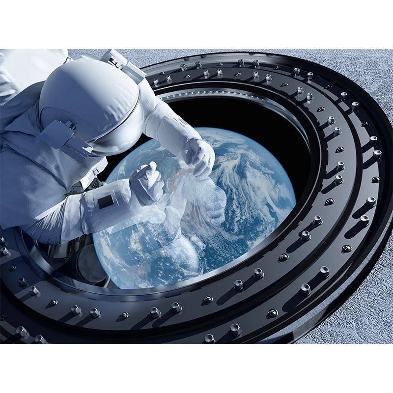 Whole Astronaut Mural Wallpaper for Wall Decor Fictional Boys Bedroom Wall Covering