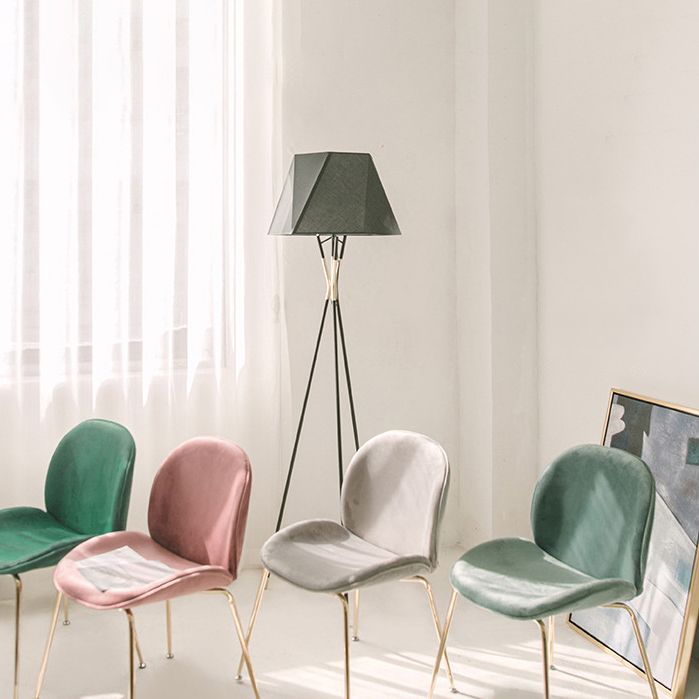 Chaises en métal de style scandinave maison des chaises sans bras solides pour cuisine