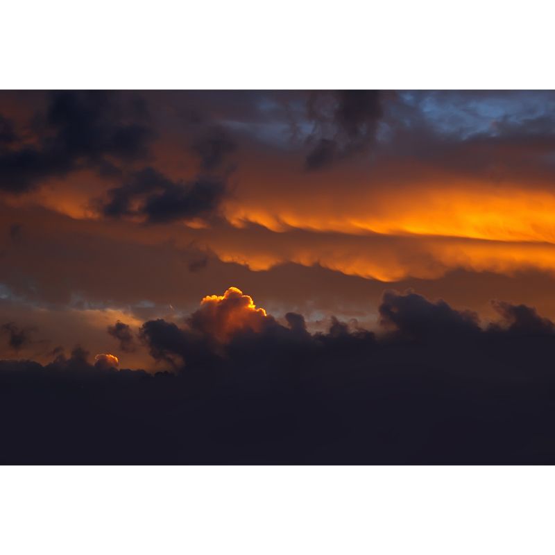 Photo-Print Evening Glow Mural Large Size Wall Covering for Hallway, Made to Measure