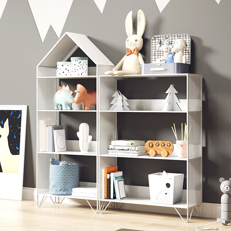 Scandinavian Metal Bookshelf Etagere Shelf Bookcase for Study Room