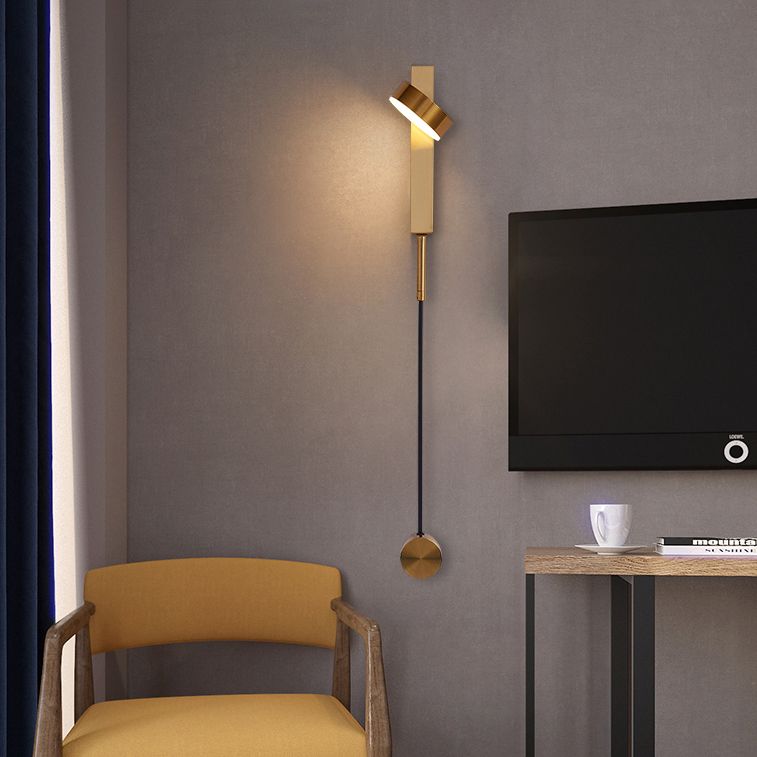 Moderner Stil Geometrischer Wandleuchten Beleuchtung Metall 1 Leichte LED -Wandmontagelampe