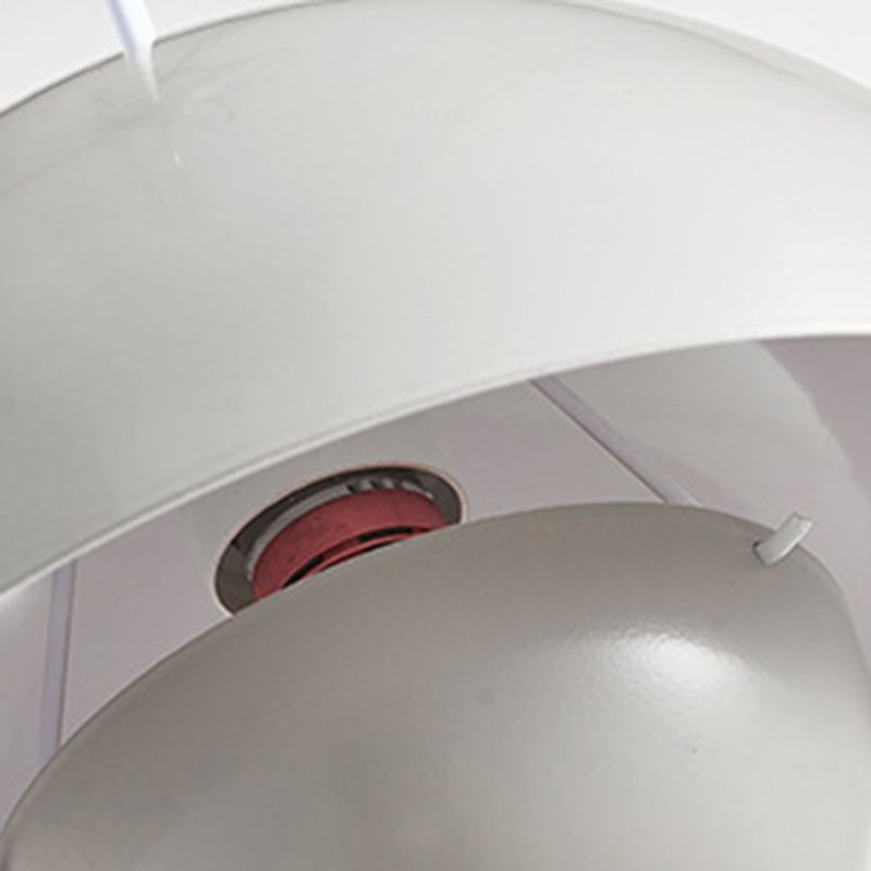 Round Shape Metal Hanging Light Nordic Macarons 1-Light Hanging Mounted Light