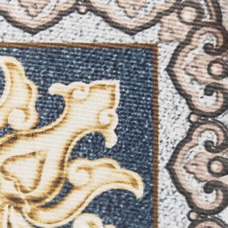 Classic European Style Rug Marble Print Indoor Carpet Polyester Washable Carpet for Home Decoration