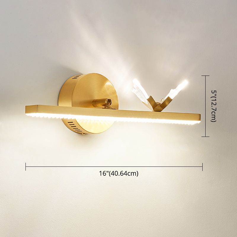Light Style extravagant LINEAR LED Vanity Lighting Ayématures acrylique Vanité Lumière
