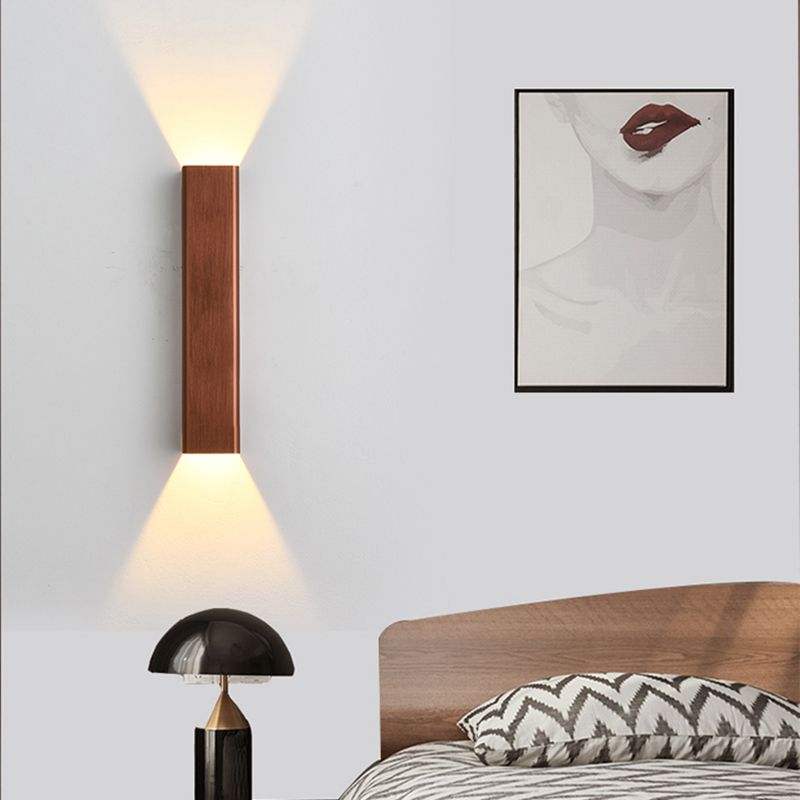 Square Shade Metal Murce Galce Modern Style 2 LICTES ÉCLAIRAGE MURD