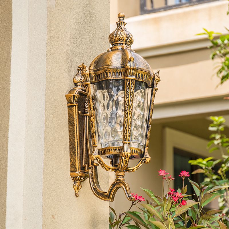 Luce di applique da parete in vetro Luce da parete in stile vintage Luce