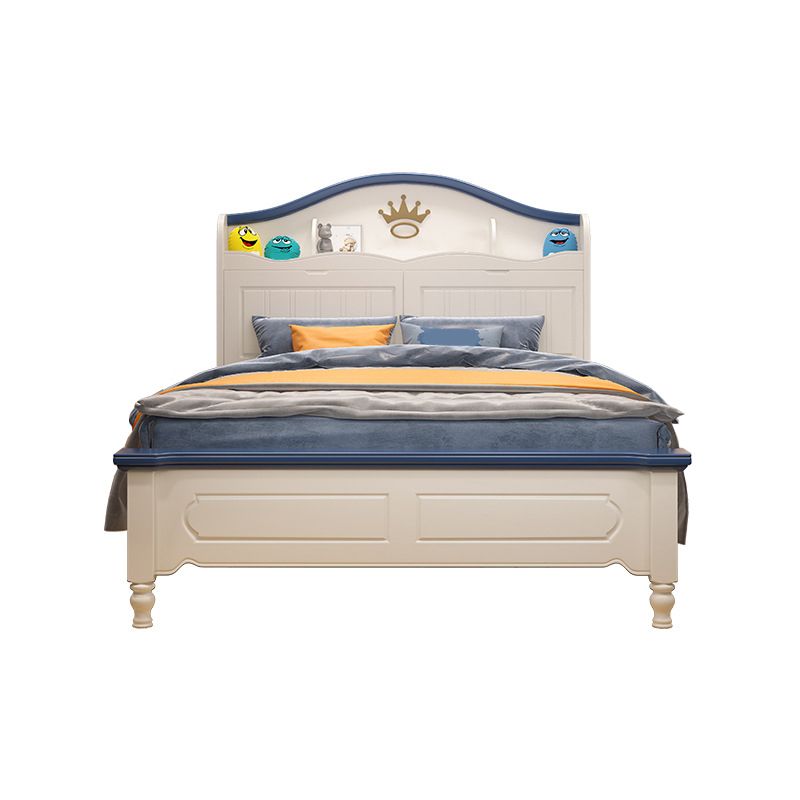 Modern & Contemporary Solid Wood Headboard Sports Panel Headboard Bed