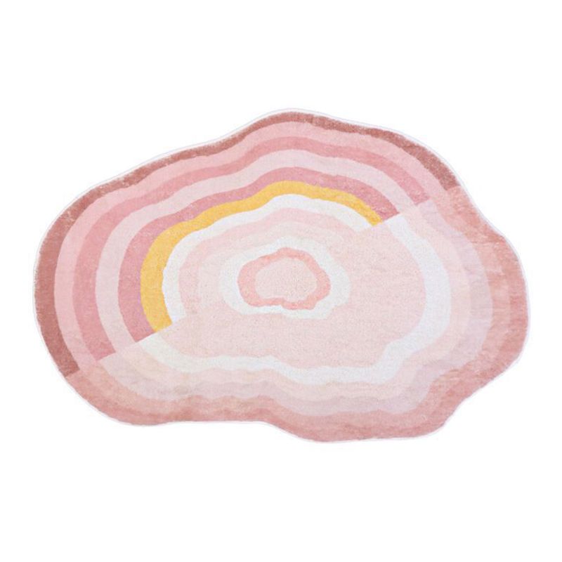 Cloud Shape Rug Modern Area Rug Polyester Easy Care Carpet for Living Room