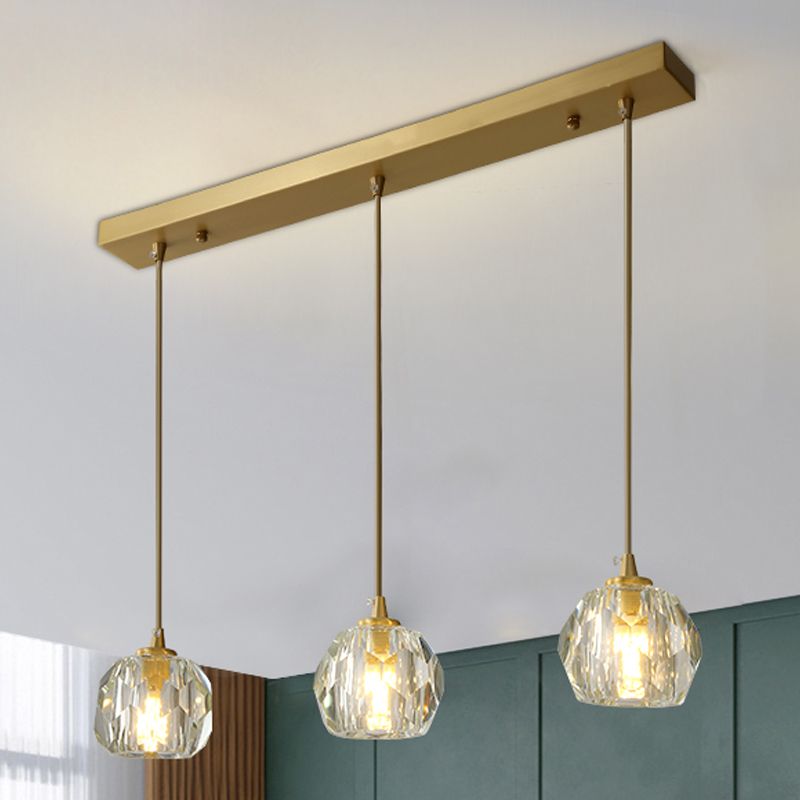 Ideas de iluminación de la isla de Crystal Island de estilo moderno de estilo Spherical