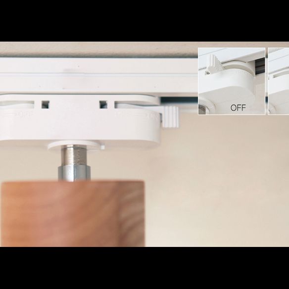 Iluminación LED sobre riel de estilo japonés, luz semiempotrada cilíndrica de madera maciza para el hogar, sala de estar y tienda de ropa, tienda comercial