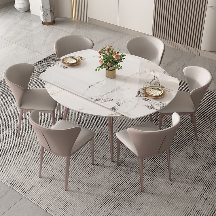 Contemporary 1/2/5/7 Pieces Dining Set Metal Dining Room Set for Small Space