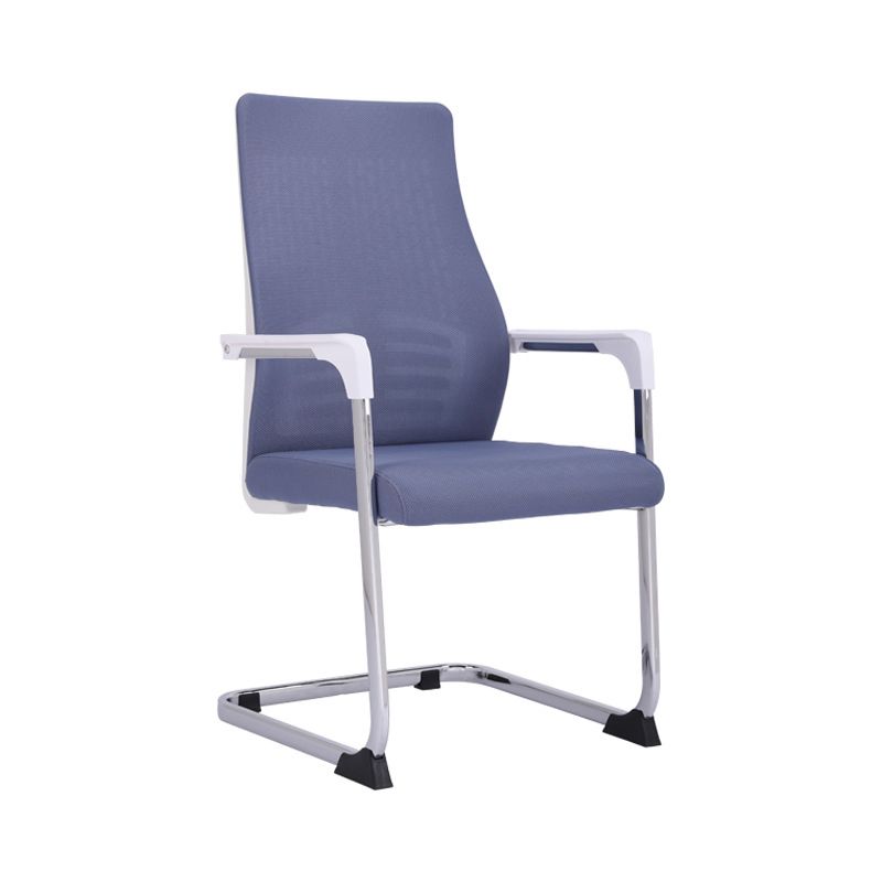 Modern Style Task Chair Mesh Office Chair with Fixed Arms for Home Office