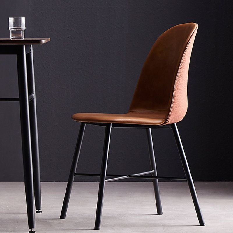 Indoor Side Chair Leather Modern Dining Chair for Dining Room