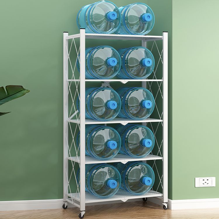 Industrial Open Etagere Bücherregal Metall -Bücherregal mit Zaubererrädern