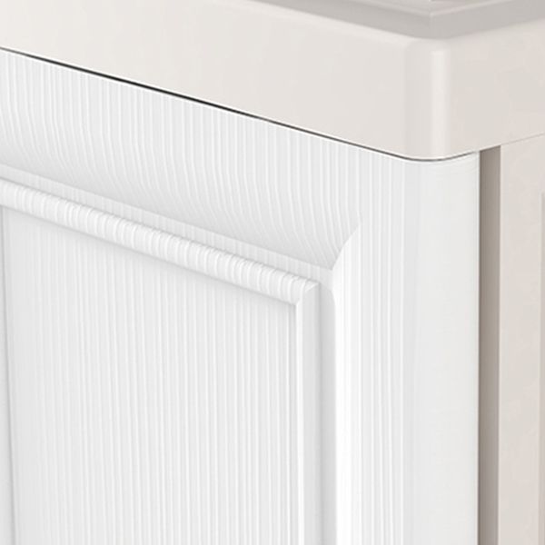 White Storage Cabinet with Drawers Contemporary Plastic Cabinet