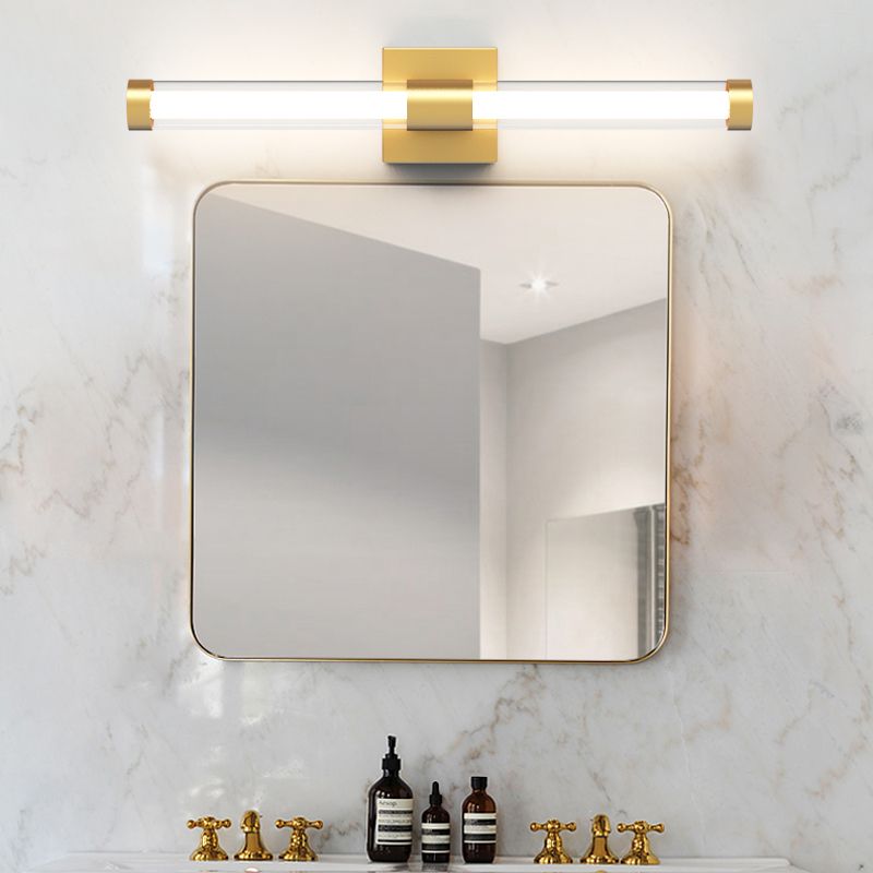 Contemporary Mirror Front Lighting LED Vanity Wall Light Fixtures with Acrylic Shade