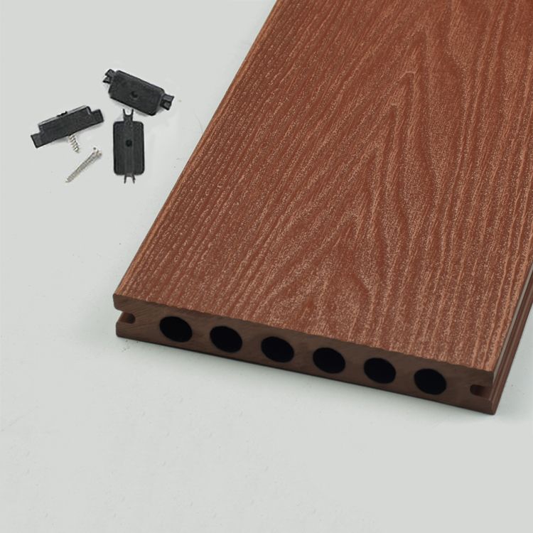 Outdoor Deck Plank Waterproof Slip Resistant Embossed Snapping Floor Board